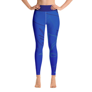 Women's All Day Comfort Yoga Aloha Full Length Leggings FIND YOUR COAST CO