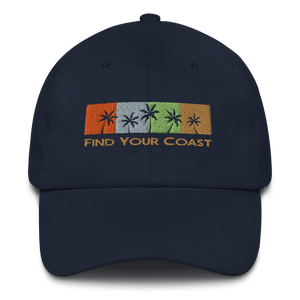 Find Your Coast Palm Season Unstructured Sport Hat (Black, Navy, Camo) FIND YOUR COAST CO