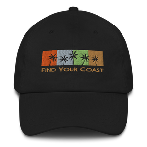 Find Your Coast Palm Season Unstructured Sport Hat (Black, Navy, Camo) FIND YOUR COAST CO