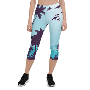 Women's All Day Comfort Morro Bay Capri Leggings FIND YOUR COAST CO