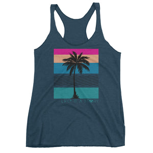 Women's Life Is A Story Triblend Tank FIND YOUR COAST CO