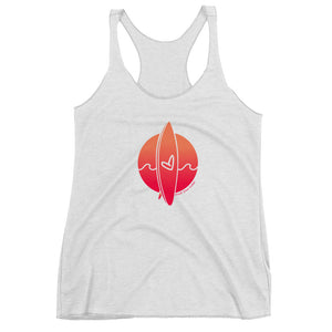 Women's First Love Triblend Racerback Tank FIND YOUR COAST CO