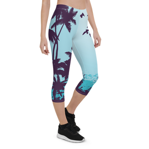 Women's All Day Comfort Morro Bay Capri Leggings FIND YOUR COAST CO