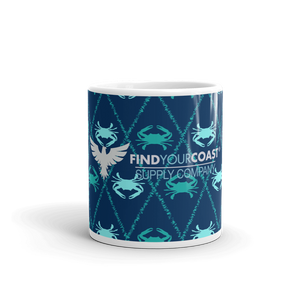 FYC Crabby Coffee Mugs (11 and 15 oz) FIND YOUR COAST CO