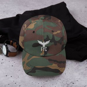 FYC Unstructured Sport Adjustable Hat (Camo & Black) FIND YOUR COAST CO