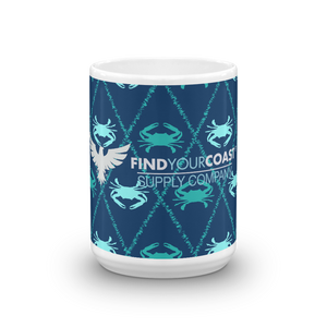 FYC Crabby Coffee Mugs (11 and 15 oz) FIND YOUR COAST CO