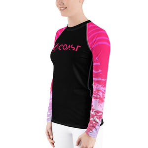 Women's Double Victory Sleeve Performance Rash Guard UPF 40+ FIND YOUR COAST CO