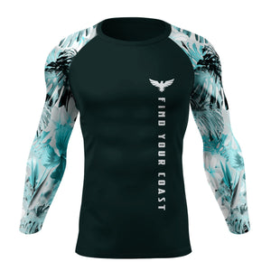 Men's Supply Co My Sundays Performance Rash Guard UPF 40+ FIND YOUR COAST CO