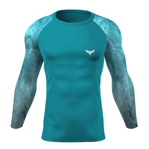 Men's Oceanic Sleeve Performance Rash Guard UPF 40+ FIND YOUR COAST CO