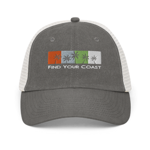 FYC Palm Trees Pigment-dyed Sport Caps FIND YOUR COAST CO