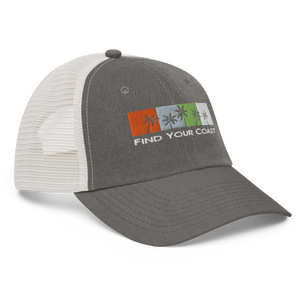 FYC Palm Trees Pigment-dyed Sport Caps FIND YOUR COAST CO