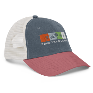 FYC Palm Trees Pigment-dyed Sport Caps FIND YOUR COAST CO