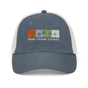 FYC Palm Trees Pigment-dyed Sport Caps FIND YOUR COAST CO