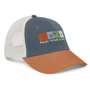 FYC Palm Trees Pigment-dyed Sport Caps FIND YOUR COAST CO