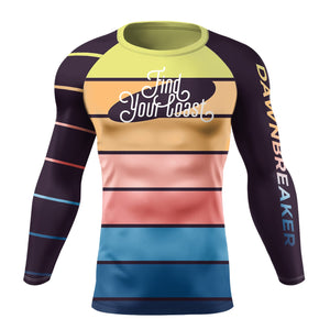 Men's FYC Dawnbreaker Performance UPF Rash Guard + FREE Hat FIND YOUR COAST CO