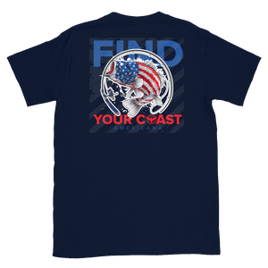Fishing Americana Short Sleeve Tee FIND YOUR COAST CO
