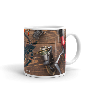 FYC Americana White Glossy Mugs FIND YOUR COAST CO