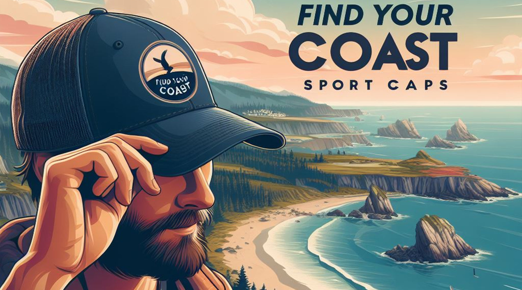 Find Your Coast Sport Hats