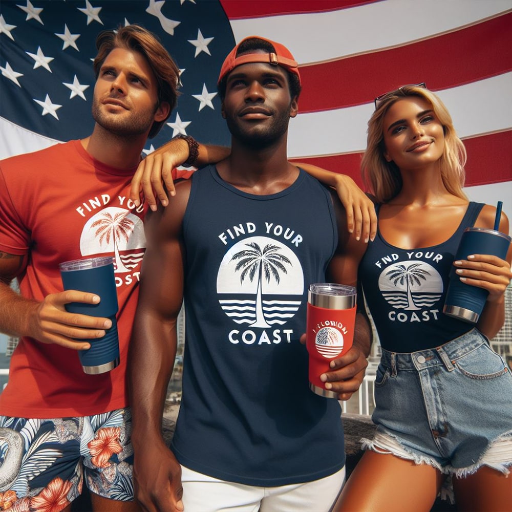 Find Your Coast Apparel All American