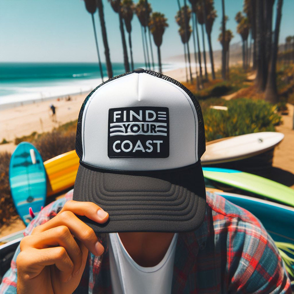 Find Your Coast Trucker Hats