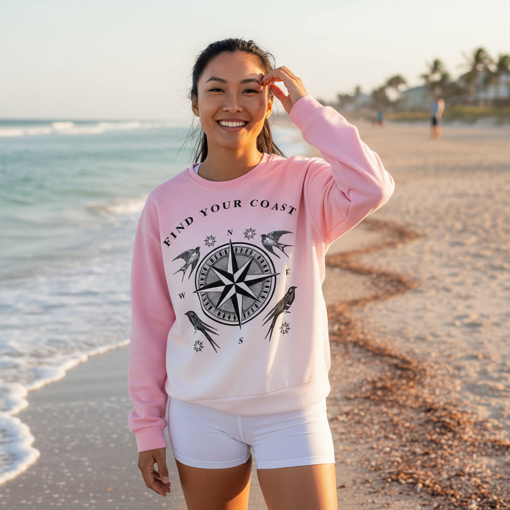Find Your Coast oversized sweatshirts - coastal comfort