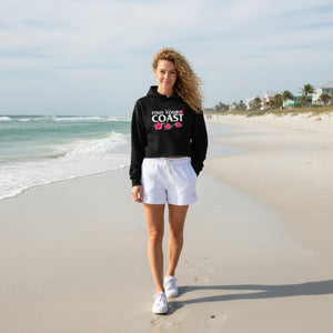 Cropped Flower Hoodie