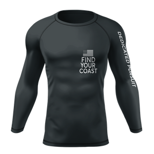 Find Your Coast® Dedicated Pursuit Rash Guard UPF 50+