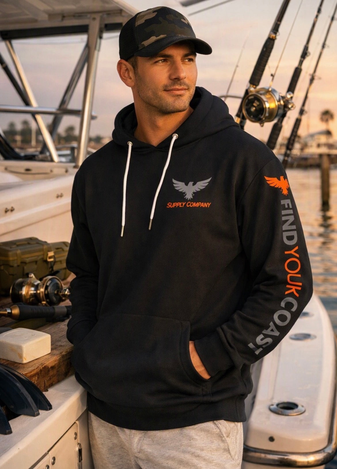Find Your Coast Fishing Sweatshirt