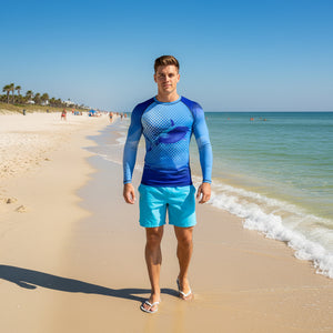 Find Your Coast® Ocean Life Rash Guard UPF 50+