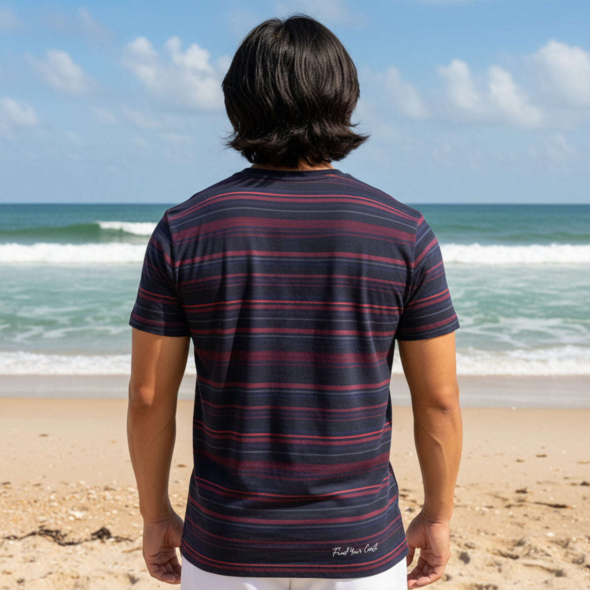Inlet Stripe Everyday Pocket Tee
