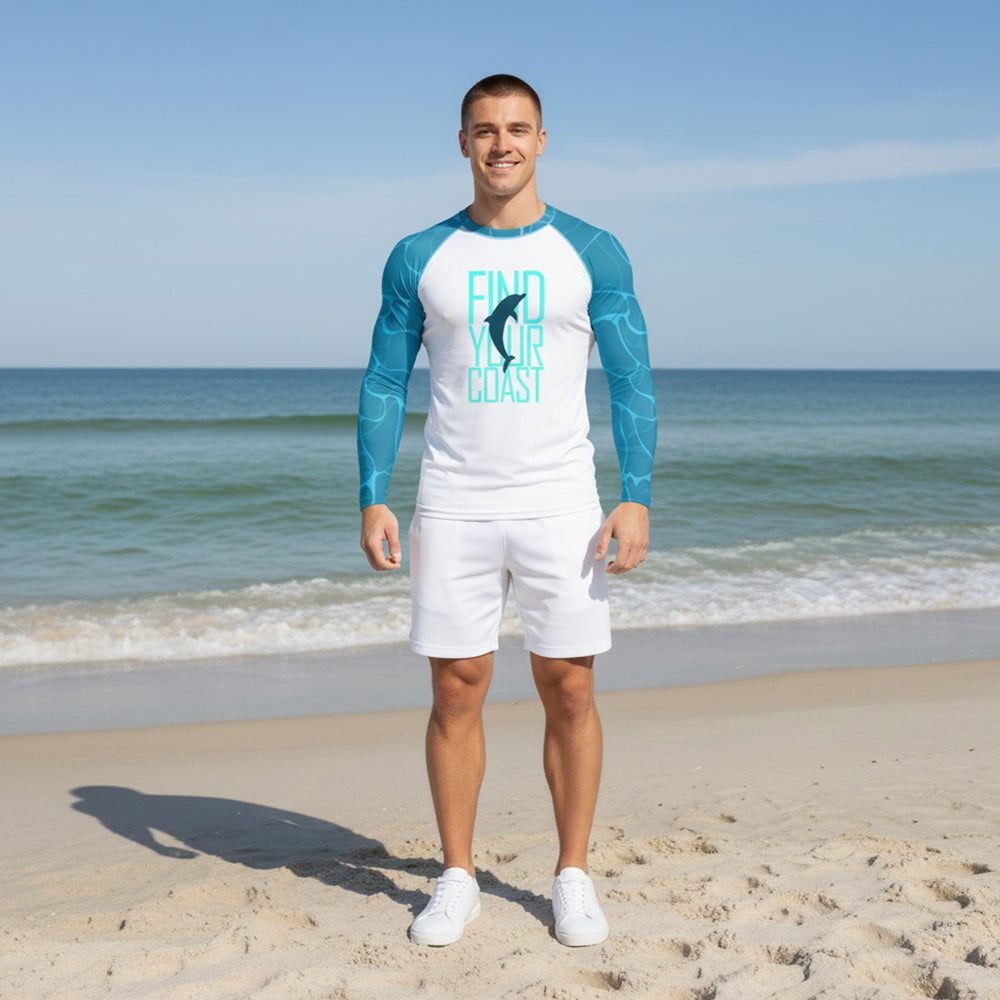 Find Your Coast® Dolphin UPF Rash Guard