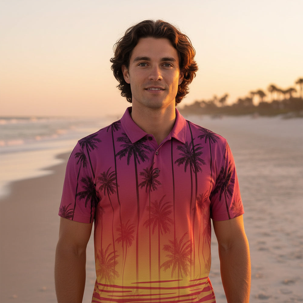 Captain&#39;s Sunset Slim Cut Polo