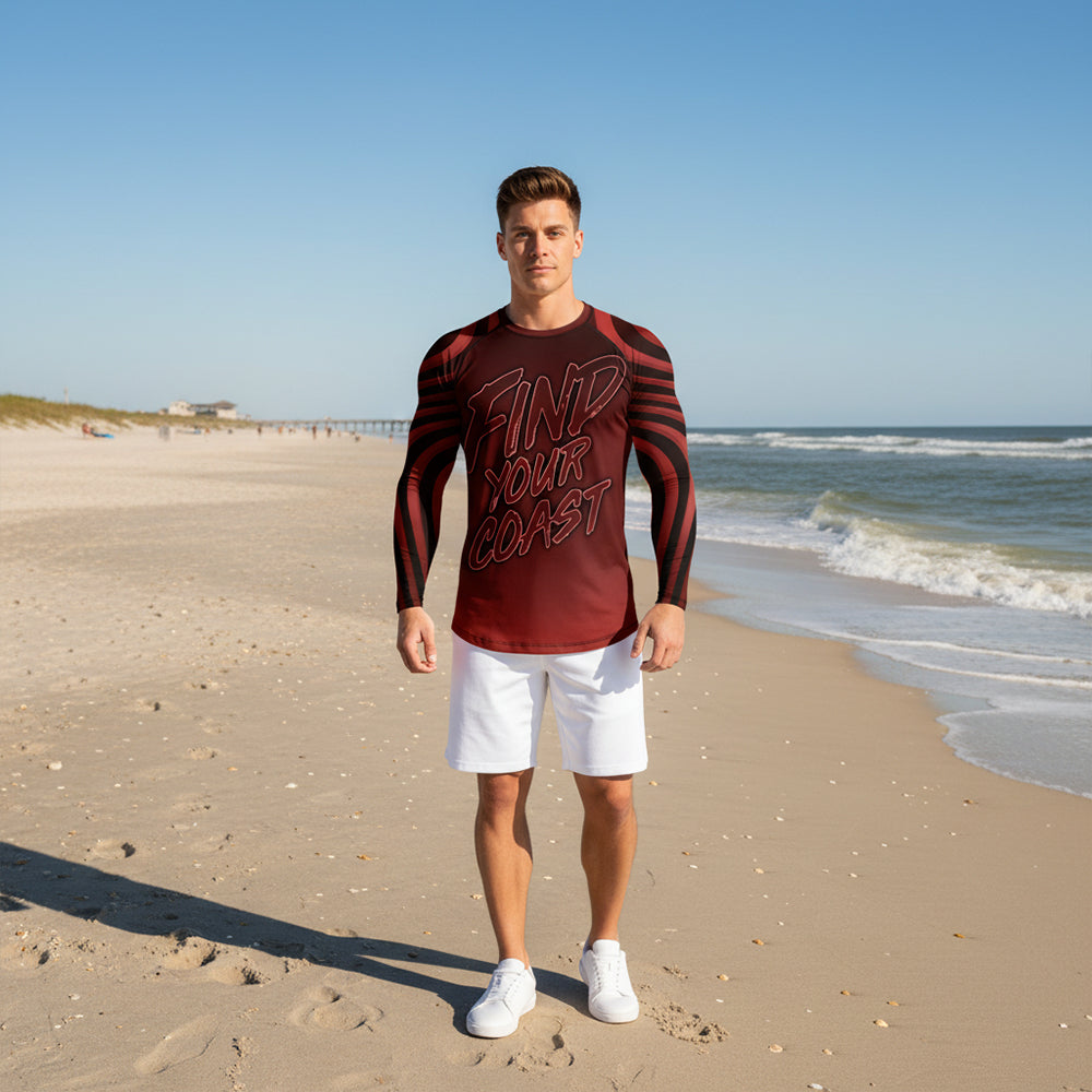 Find Your Coast® Beach Storm Rash Guard UPF 50+