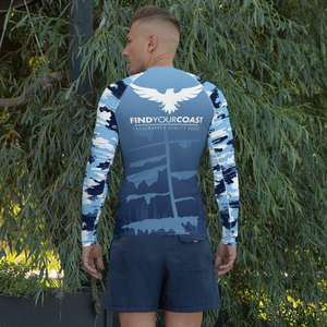 Find Your Coast® Ghosted Rash Guard UPF 50+