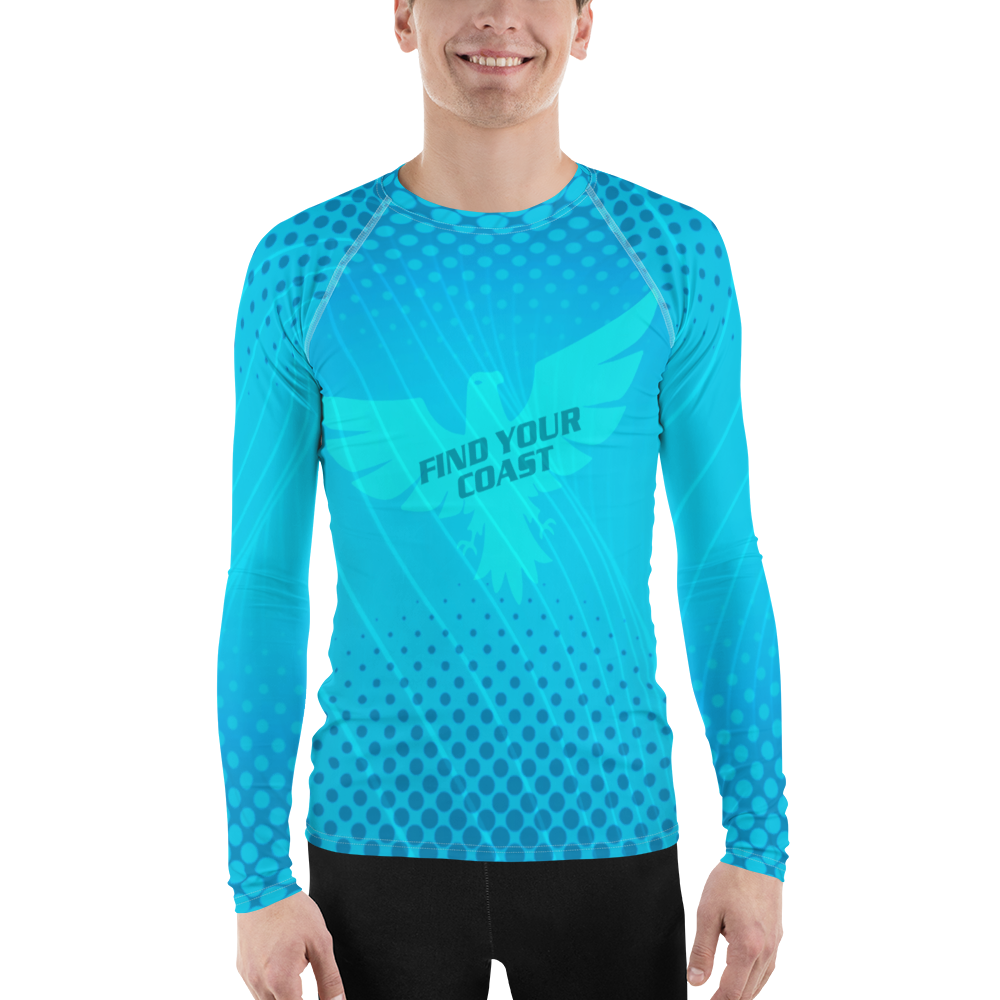 Men's Coast Life Performance Rash Guard UPF 50+ FIND YOUR COAST CO