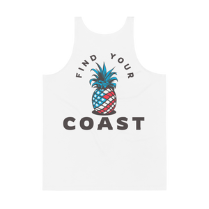 Find Your Coast® Pineapple Summer Tank Tops