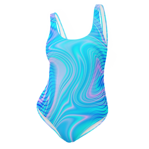 Find Your Coast® Oil & Water One-Piece Swimsuit