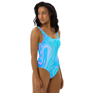 Find Your Coast® Oil & Water One-Piece Swimsuit