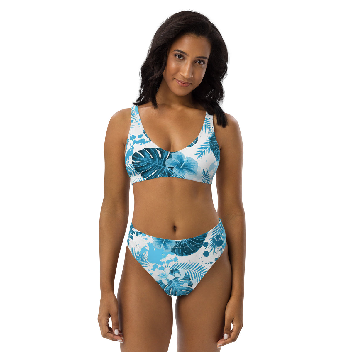 Hula Bay Recycled High Waisted Bikini Set