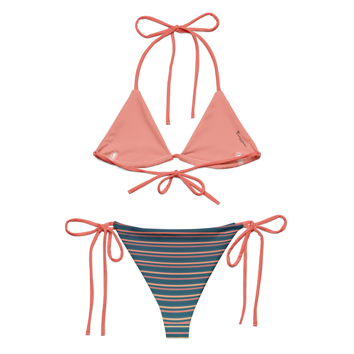 Find Your Coast® Harbor Stripe UPF 50 Recycled Bikini