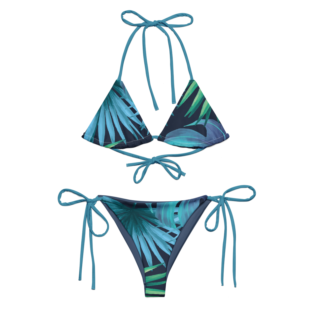 Find Your Coast® Tropics UPF 50 Recycled String Bikini