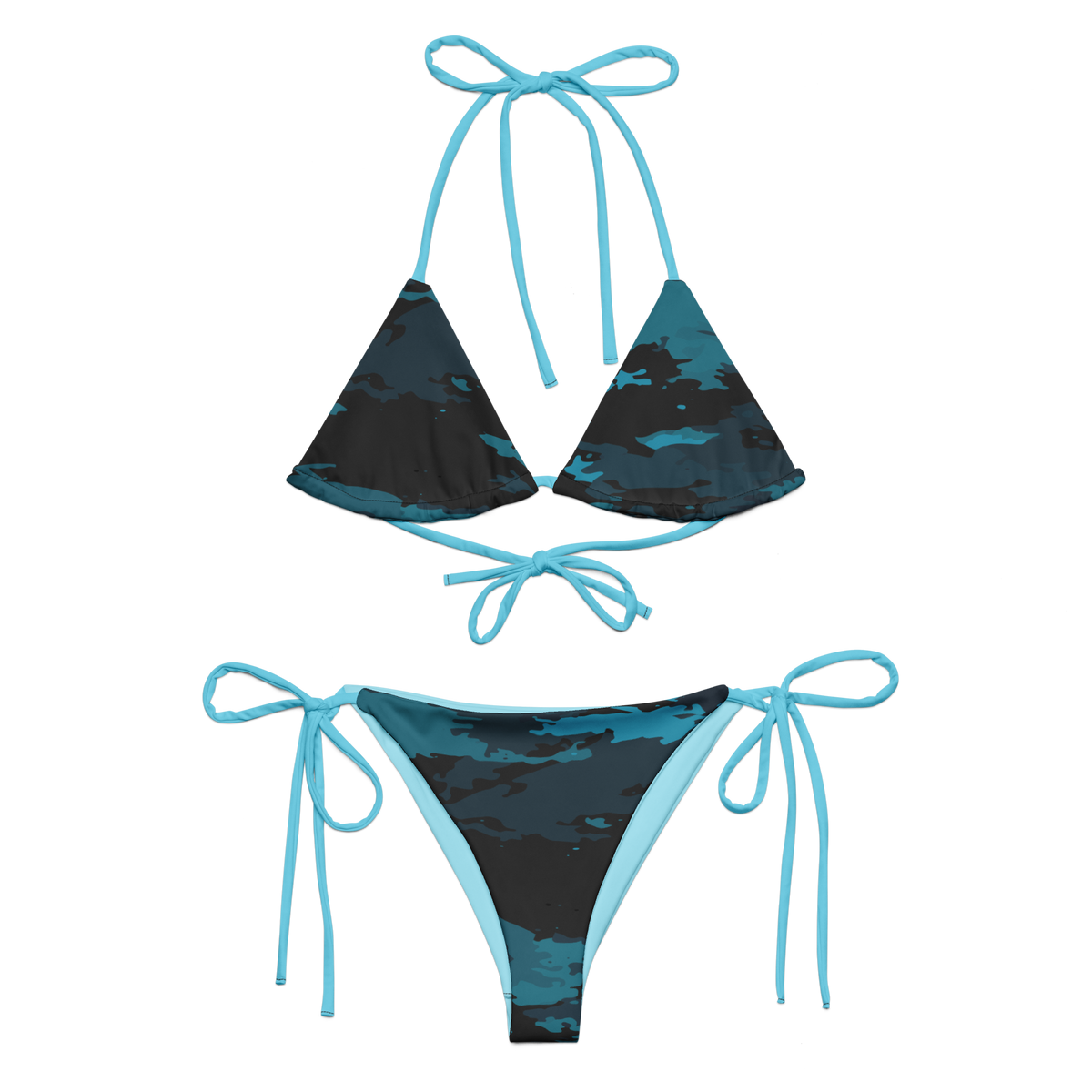 Find Your Coast® Coast Camo UPF 50 Recycled String Bikini