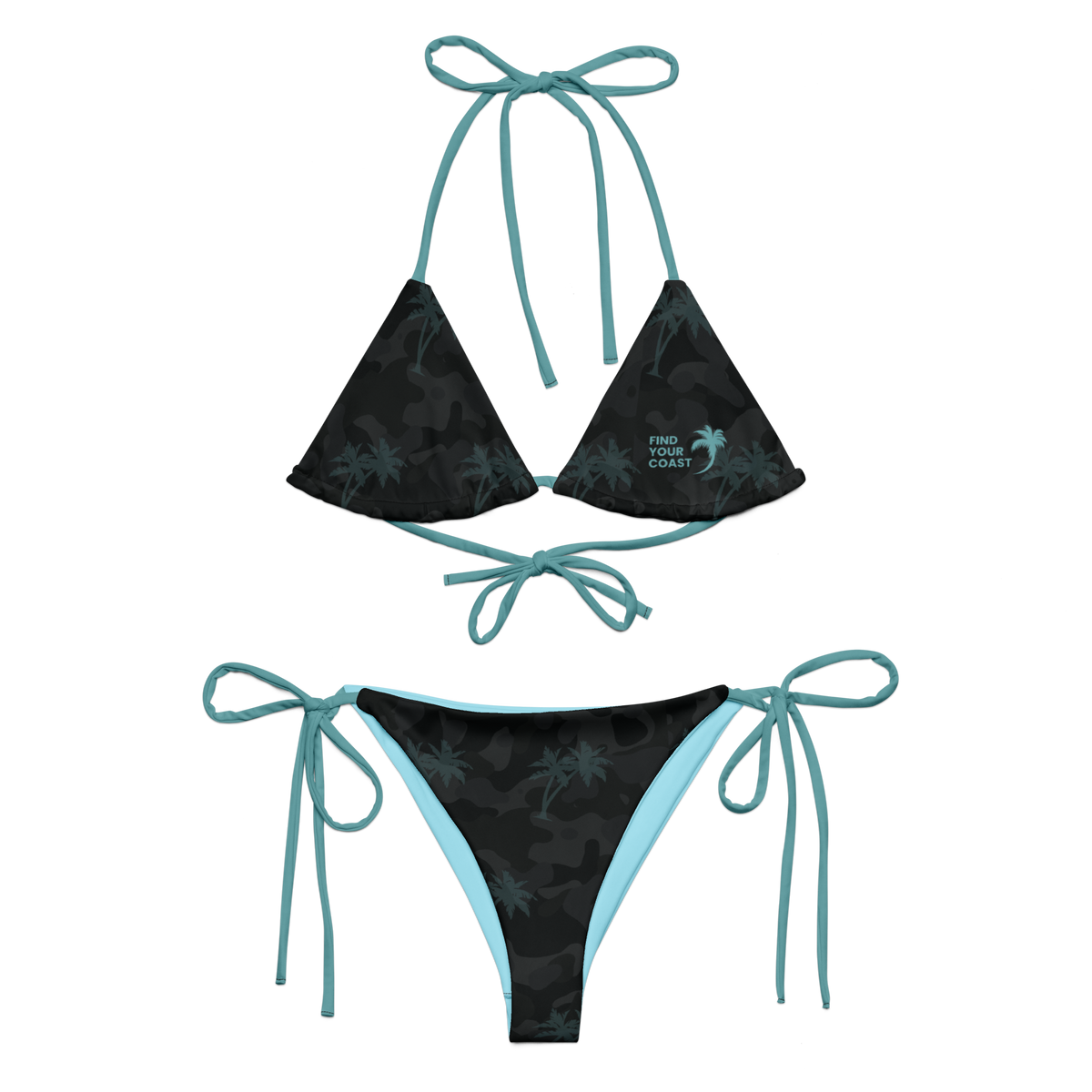 Find Your Coast® Palm Camo UPF 50 Recycled Bikini