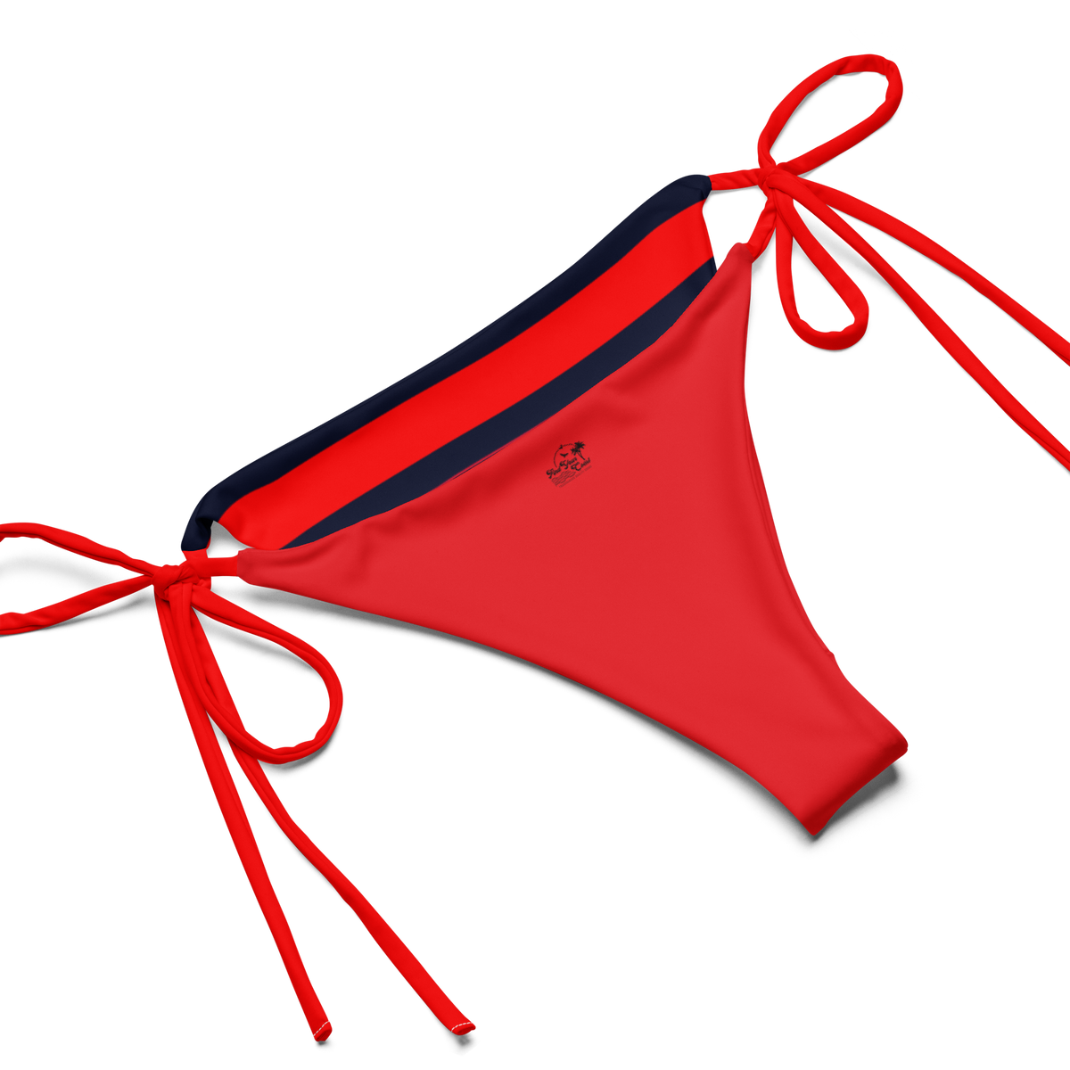 Find Your Coast® Stripe UPF 50 Recycled String Bikini