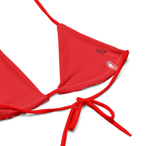 Find Your Coast® Stripe UPF 50 Recycled String Bikini