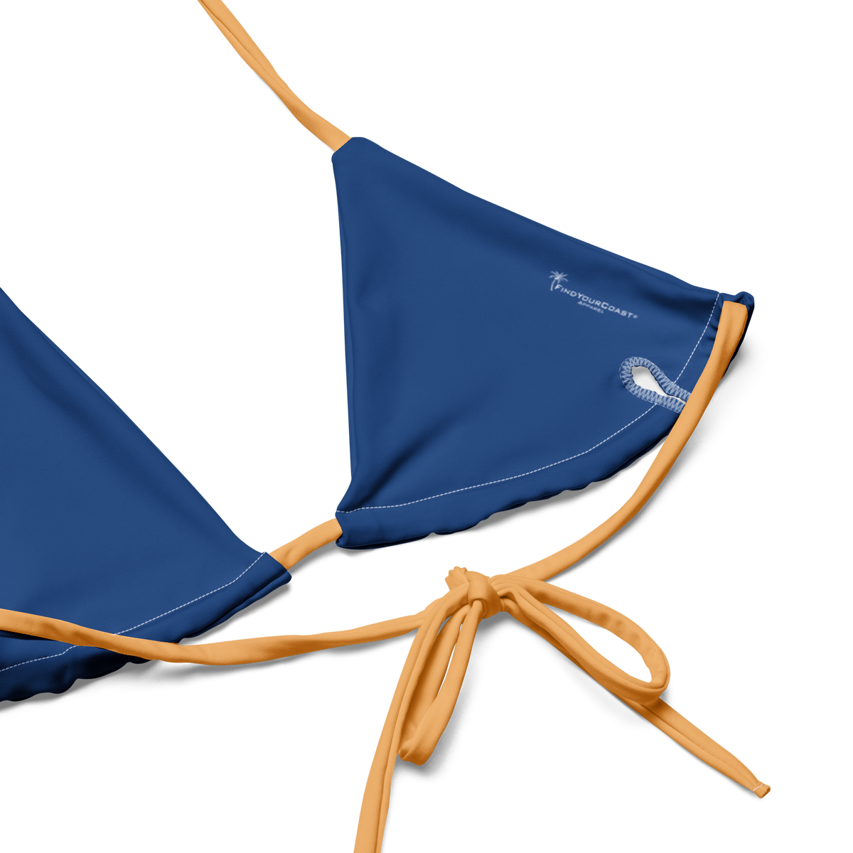 Find Your Coast® Lucy Stripe UPF 50 Recycled String Bikini