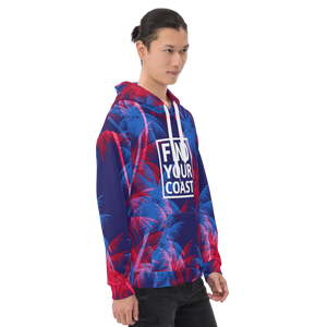 Find Your Coast® Palm Print Recycled Hoodie