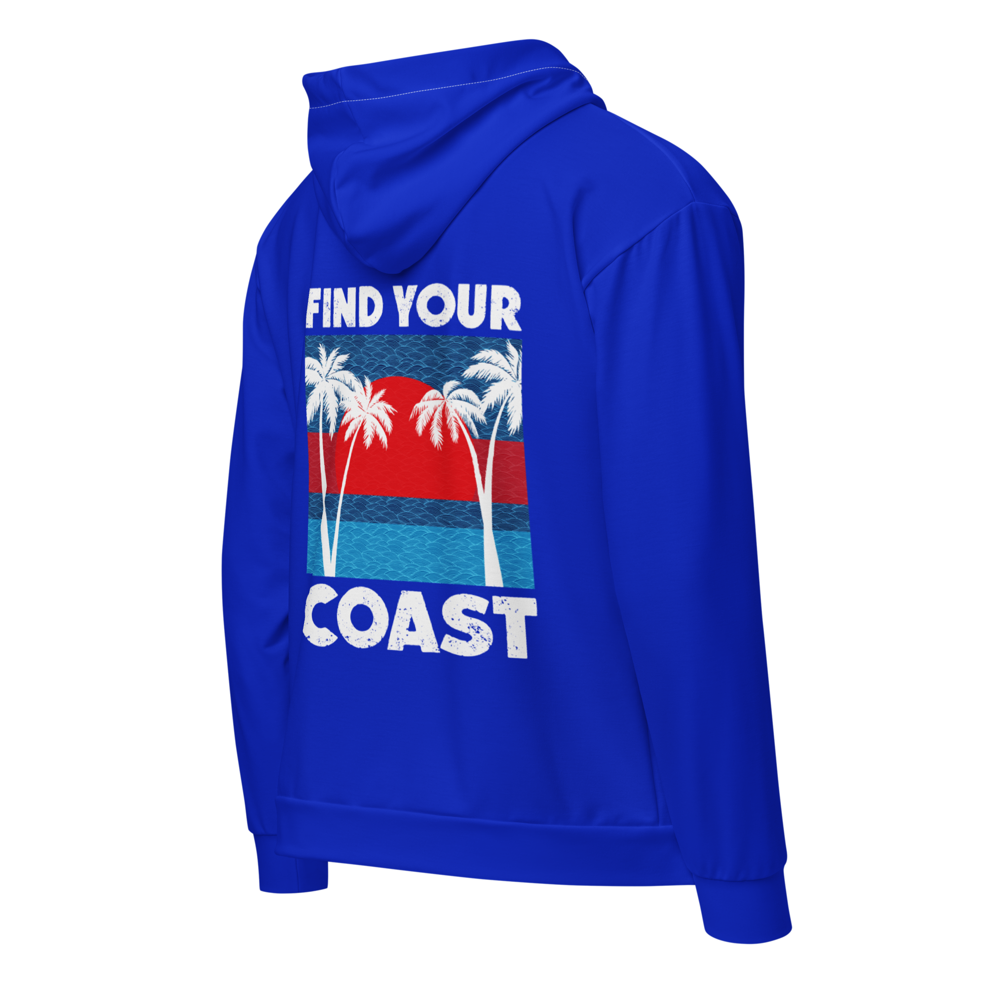 Men's Find Your Coast Coastal Quest Zip Up Hoodie