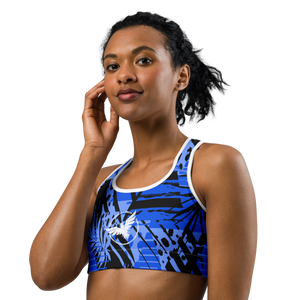 Find Your Coast® Tropical Moisture Wicking Sports Bra