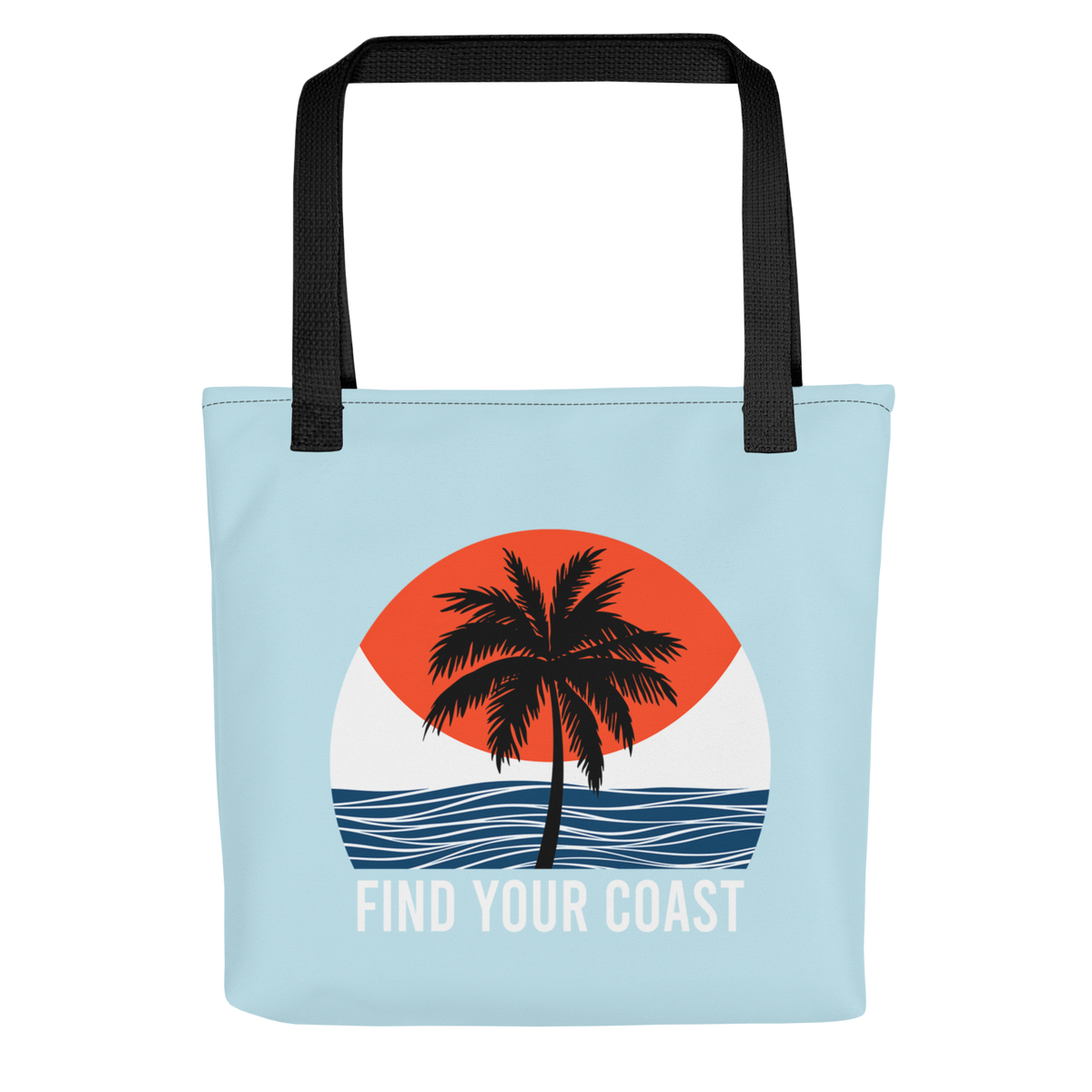 Find Your Coast® Tote Bag with Bull Denim Handles